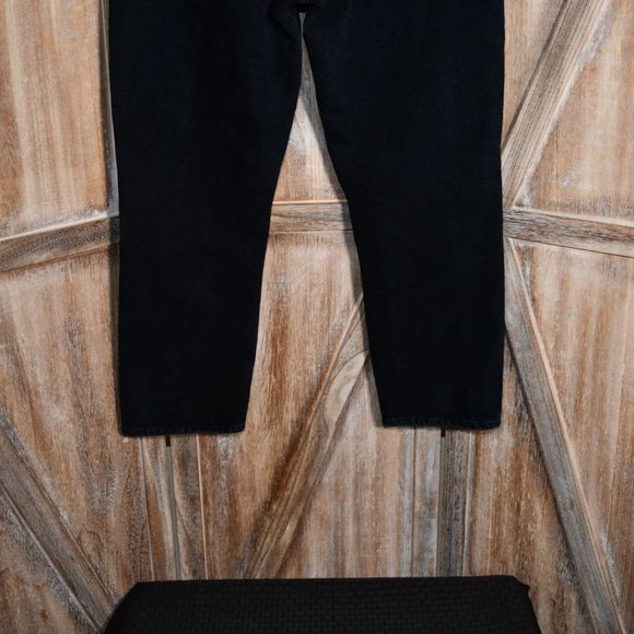Agolde Riley Distressed High Rise Straight Crop - Picture 10 of 10